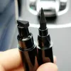 2 em 1 selo selo líquido delineador lápis à prova d 'água rápido dry dry negro olho preto lápis cosmético maquiagem ferramenta frete grátis
