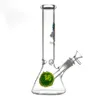 10.2" Glass Water Pipe Free Glass Bowl 3.9" Base Dia 19mm Female banger hanger Dab Oil Rigs Glass water bong 1209