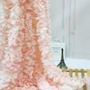 100 pcs / lote elegante branco orquídea orquídea videiras flor cada tira 1 metros longas seda artificial flores grinaldas para decoração de festa de casamento