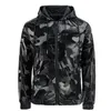 Windbreaker homens casual jaqueta 2020 nova chegada primavera outono encapuçado camuflagem zipper pu jackets outwear casaco masculino my1871