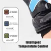 Guanti da sci Motocicletta invernale Resistente all'acqua Riscaldata Motocicletta da corsa Equitazione Touch Screen Alimentato a batteria