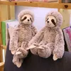 50/70cm Cute Sloth Plush Toys Soft Animal Stuffed Plush Sloth Dolls Bear Toy For Baby Kids Birthday Xmas Gift LJ201126