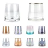 Bicchieri da vino creativi da 250 ml Bicchiere da whisky Forniture per bar da casa Colorful Phnom Penh Glass Cup 10 Style XD24345