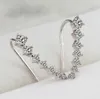 Heiße Diamant-Clip-Manschettenohrringe, versilbert/vergoldet, Schöpflöffel-Ohrstecker, Ohrstecker, Schmuck für Frauen