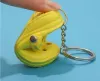 Party Favorit 3D Mini 7.5cm Eva Beach Hole Little Shoe Keychain Bag Tillbehör Nyckelring Bil Handväska Nyckelkedja Charms ZZF13850