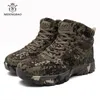 Camuflagem de inverno Men botas de algodão quente Sapatos de algodão Men Combate Tactical Militar mass