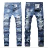 2018 New Fashion Jeans strappati Uomini Patchwork Scava Fuori Stampato Mendicante Pantaloni corti Uomo Cowboy Demin Pantaloni Uomo Dropshipping11