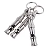 High Quality Pet Training Whistles Adjustable Ultrasonic Sound Key Chain Dog Whistle