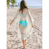 Neue Strand vertuschen Robe Plage Tasche Badeanzug vertuschen Sarong Strand Hemd Tops Badeanzug Frauen Beachwear Pareo Tunika T200324