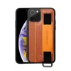 Dla iPhone 12 Pro Max Case Telefon Moda Skórzany uchwyt na nadgarstek Ochronna pokrywa dla iPhone 11 XS MAX 8 7 PLUS