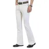 Haute Qualité Printemps Été Hommes Smart Casual Boot Cut Jeans Business Flare Pantalon Plus La Taille Pantalon 201111