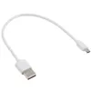 Short USB Type C Cables V8 Micro Charge Data Cord Sync Charging Line Fast Charger Wire 25cm for Smartphone