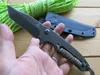 Strider ST Style Fixed Knife D2 Blade Titanium Finish Tanto Kydex Scheide EDC Outdoor Tactical Camping Combat Survival Fighting Tools