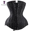 CORSEet de mariée blanche Overbust Korset Sexy Sexy Full Body Shaper Xs à 6xl Spiral Steel anéné le torse CORSET CORSET 942 Y111990234119190