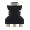 Adaptateur convertisseur ALLOYSEED VGA mâle vers 3 RCA femelle connecteur de fil séparateur adaptateur convertisseur D-sub 15 broches VGA vers 3 RCA