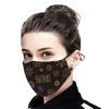 2021 Happy New Year Masques Mode Respirant Lavable Bouche Couverture Adulte Nouvel An Masque Clause Masques D'impression Réutilisables LSK2076