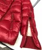 Autumn and Winter Thickened Warm Down Jacket Fashion Zipper Cotton Jacket 90% Down Filled with Natural Fluffy and Warm Jacket