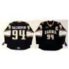 Real Men real Full broderie OHL Sarnia Sting Jersey 94 Alex Galchenyuk 10 Nail Yakupov Hockey Jersey ou personnalisé n'importe quel nom ou numéro Jersey