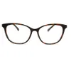 3 in 1 clip su occhiali da sole polarizzati magnetici donne occhiali Ultem montatura cat eye miopia occhiali ottici vetro che blocca la luce blu J1211