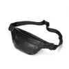 Luksusowa Torba Torba Mężczyźni Skórzane Fanny Pack Chest Bag Male Casual Belt Torby Sling Kobiety Crossbody Bum Belly Packs