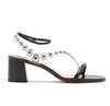 Zomer hoogwaardige sandalen spikten des low hakken voor vrouwen Fashion Classic Open Tenes Knopen Pumps Sandal4845174