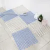 Tapis de bain 300x300mm salle de bain anti-dérapant épissage tapis couleur combinaison tapis de sol maille drainage salle de bain tapis décoration de la maison T200608