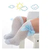 10PAIRS20PCS Bow Girls For LONG SUMMER MESH Socks Cotton Infant Newborn Socks Toddler Princess Girls Knee High Socks4759394