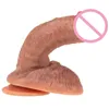 NXY Dildos Anal Toys Ground Hammer Double layer Liquid Silica Gel Simulated Green Tendon False Penis Female Masturbation Device Male Jj 0225