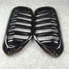 One Pair Dual Line Auto Glossy black Mesh Grill Grille for 5 Series G30 G38 Racing Grilles Grills