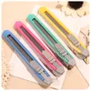 mini Utility knife office school student paper cutters candy colors multifunction package express knife DIY RRD13633