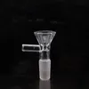 Слайд-стеклянные чаши Красочная снежинка Фильтрующая чаша с сотовым экраном 10 мм 14 мм 18 мм Мужская пьянящая стеклянная чаша Чаша для бонгов для стеклянных бонгов Нефтяные вышки