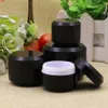 50 teile/los Reise Kleine 5g 10g 15g 30g gläser Topf Box Make-Up Nail art Kosmetische Perlen lagerung Container Schwarz Tragbare Creme Jargood produkt