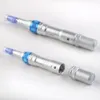 Nova Chegue de alta qualidade Derma Pen Dr.Pen Ultima A6 AUTO AUTO Micro Needle 2 Baterias Recarregável Dermapen com 50 pcs Cartuchos de agulha