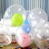 100 Pcs High quality transparent latex balloon 12 inch 2.8 High transparencyg ballon birthday wedding party decoration shower T200526