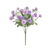 Couronnes de fleurs décoratives petit paquet artificiel lilas fausse soie maison jardin fête décoration couronne 20 Heads1