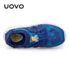UOVO Детские спортивные туфли мальчики бегают обувь весенние дети дышащие сетки обувь для мальчиков и девочек модные кроссовки 27 # -37 # 201113