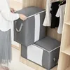 Storage Bags Home Organizer Foldable Bag Waterproof Oxford Fabric Closet Quilt Clothes Organizador