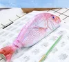 Fish Pen Bag Personality Imitation Fish Shape Pencil Case Creative loth Pencils Bags School Student Stationery Pen Bag