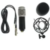 Novo microfone condensador BM-800 BM800 cardioide estúdio de áudio profissional microfone de gravação vocal KTV Karaokê com montagem antichoque