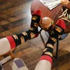 Herrens strumpor 1 Par Burger Pizza Sushi Alien Males Fashion Series Cartoon Funny Women Happy Cotton Cool Middle Tube Socks1