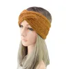 Vinter Keep Warm Knitting Headband Kvinnors Woolen Garn Hårband Utomhus Sport HeadweartThickened Yoga Head Band Party Favor T9i00875