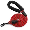 1.5M Durable Nylon Dog Leashes S M L Pet Leash with Comfortable Padded Handle and Reflective Wire