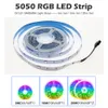 RGB LED قطاع الضوء 5 متر 10 متر 20 متر 5050 rgb للتغيير dc12v مرنة الصمام الشريط wifi / بلوتوث / التحكم الموسيقي الصمام قطاع RGB