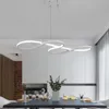 Nordic Restaurant LED Pendant Lampa Enkel Kreativ Musik Note Art Dining Room Remote Control Bar Hängande lampa