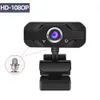 2022 HD Webcam Dahili Çift Mics Akıllı 1080 P Web Kamera Masaüstü Dizüstü Bilgisayarlar için USB Pro Stream PC Oyun Kamerası OS Windows10 / 8