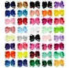 10% OFF 48 pcs/lot,5" Inch,baby girl Handmade Big ribbon Hair Bow Clip Pin Alligator Clips Accessories,children hairclip hair accessories
