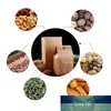 10 stücke Fast Food Tasche Kraftpapier Selbsttragendes Getreide Getrocknete Obst Lebensmittel Verpackung Snack Cookie Popcorn