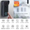 Tuya 스마트 와이파이 초인종 카메라 1080p 무선 비디오 도어 벨 IP65 방수 미니 인터폰 야간 비전 오디오 Alexa와 오디오 작업