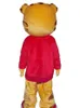 Daniel Tiger Maskottchen Kostüm Daniel Tiger Pelz Maskottchen Kostüme für Halloween Party Maskottchen Kostüm Erwachsene Charakter Cartoon