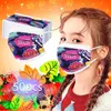 Nouveaux masques pour enfants jetables spunlace graffiti masques spéciaux coupe-vent et anti-poussière